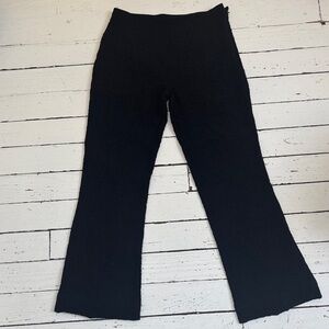 Ganni Black Textured Suit Pants